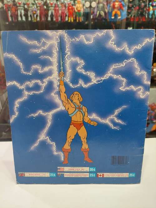 1983 MOTU PANINI STICKER ALBUM 16/214 STICKER PRESENT He-Man Masters of The Universe