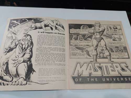 1983 MOTU PANINI STICKER ALBUM 16/214 STICKER PRESENT He-Man Masters of The Universe