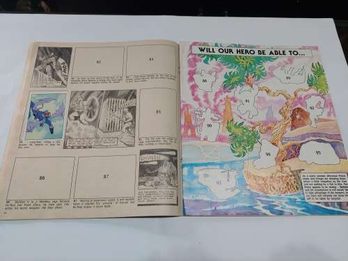 1983 MOTU PANINI STICKER ALBUM 16/214 STICKER PRESENT He-Man Masters of The Universe