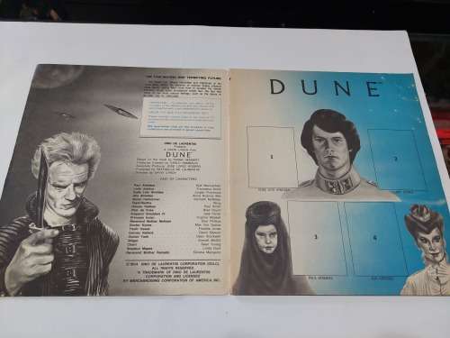 1984 DUNE PANINI STICKER ALBUM 24/180 Stickers Present Vintage Figure