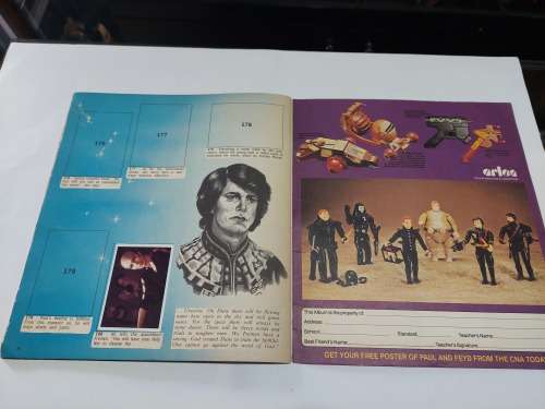 1984 DUNE PANINI STICKER ALBUM 24/180 Stickers Present Vintage Figure