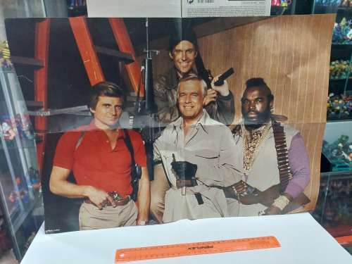 1983 A-TEAM POSTER Vintage Figure