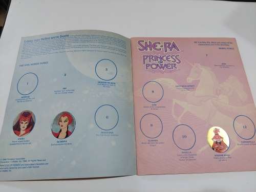 1986 SHE-RA PANINI STICKER ALBUM 60/214 STICKERS PRESENT