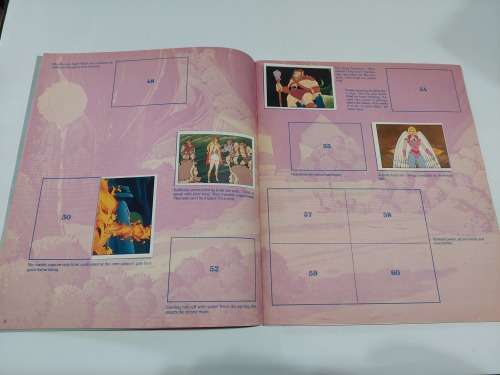 1986 SHE-RA PANINI STICKER ALBUM 60/214 STICKERS PRESENT