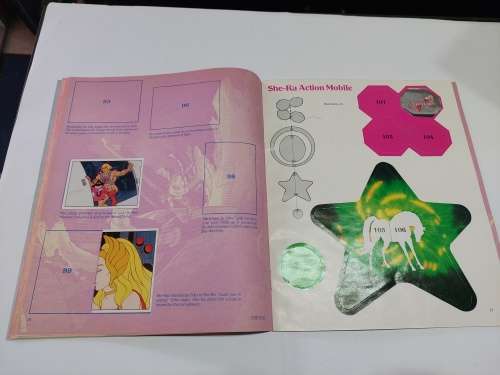 1986 SHE-RA PANINI STICKER ALBUM 60/214 STICKERS PRESENT