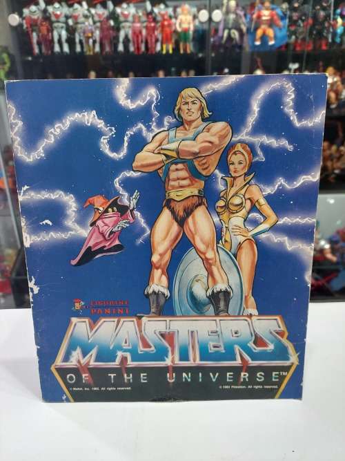 1983 MOTU PANINI STICKER ALBUM 68/216 STICKERS PRESENT He-man Masters of The Universe
