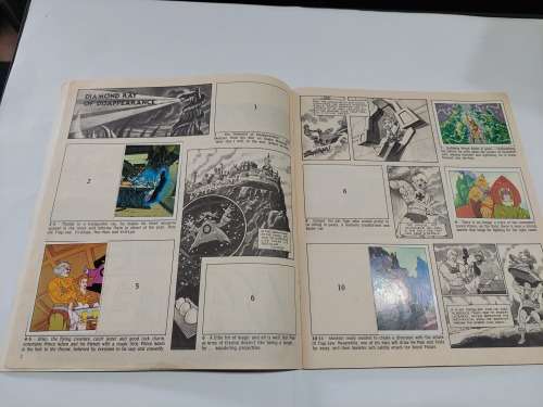 1983 MOTU PANINI STICKER ALBUM 68/216 STICKERS PRESENT He-man Masters of The Universe