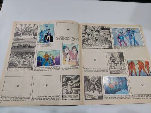 1983 MOTU PANINI STICKER ALBUM 68/216 STICKERS PRESENT He-man Masters of The Universe