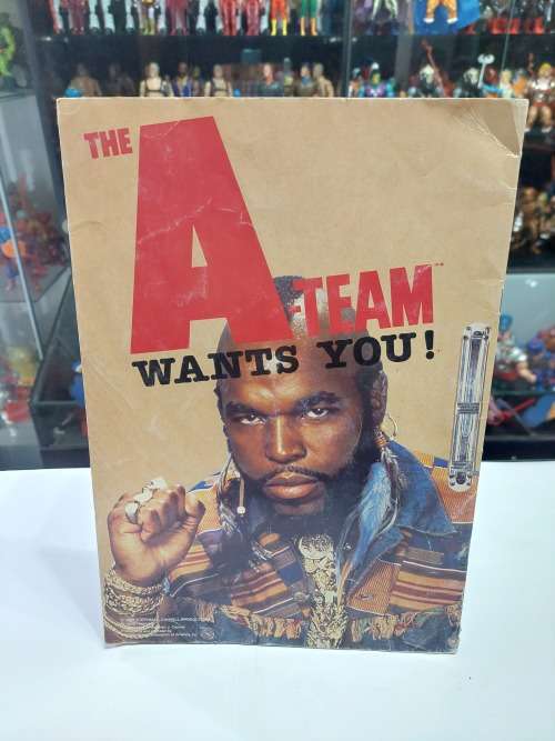 1983 A-TEAM DOSSIER 32/125 Stickers Present Vintage Figure