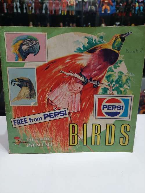 1979 BIRDS PANINI STICKER ALBUM 278/288 Stickers Present Vintage Figure
