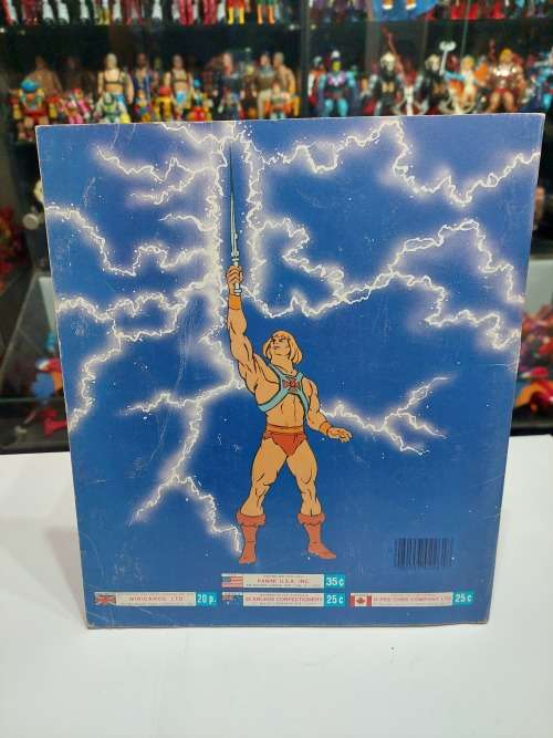 1983 MOTU PANINI STICKER ALBUM 30/216 Stickers Present He-Man Masters of The Universe