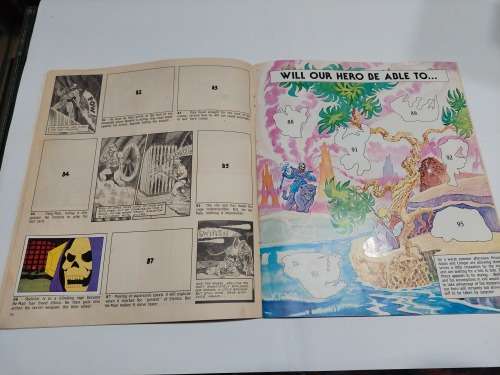 1983 MOTU PANINI STICKER ALBUM 30/216 Stickers Present He-Man Masters of The Universe