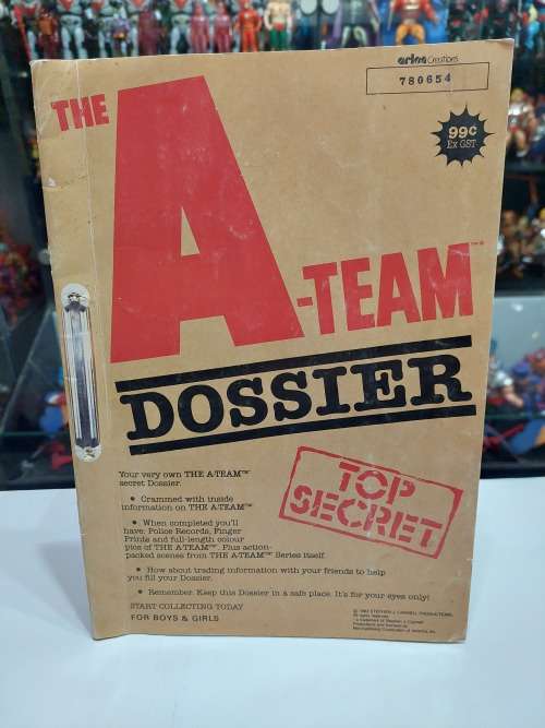 1983 The A-Team DOSSIER Album 91/125 Stickers Present (Missing Page)