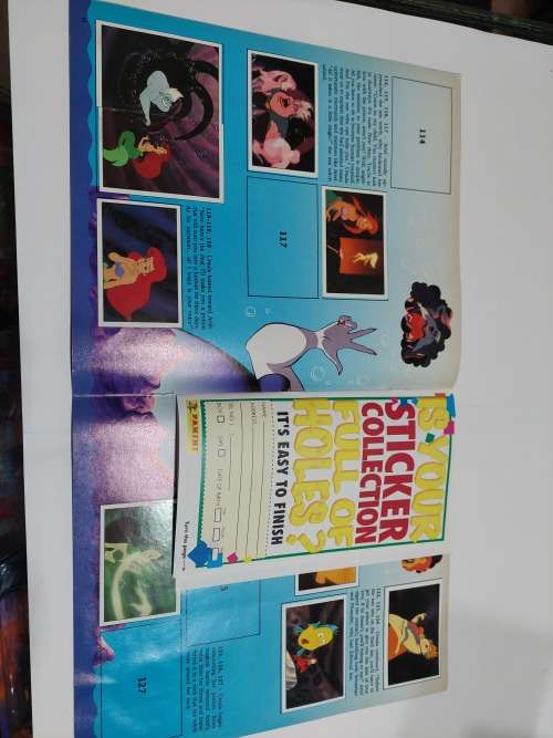1990 The Little Mermaid Panini Sticker Album 158/232 Stickers Present