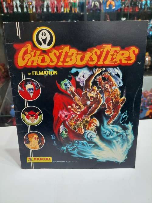 1987 FILMATION GHOSTBUSTERS PANINI STICKER ALBUM 5/240 Stickers Present Vintage Figure