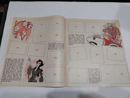 1987 FILMATION GHOSTBUSTERS PANINI STICKER ALBUM 5/240 Stickers Present Vintage Figure