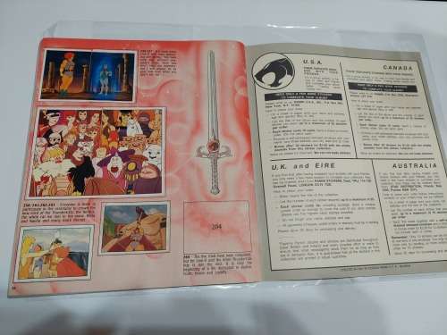 1986 Thundercats Panini Sticker Album 204/264 Stickers Present Vintage Figure