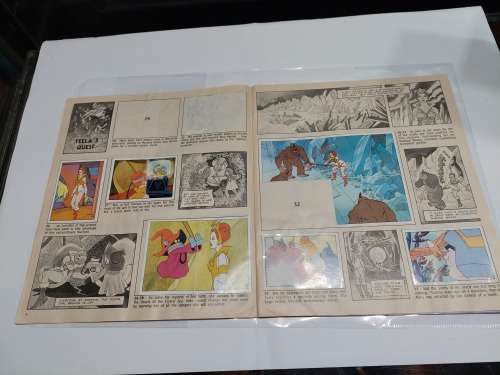 1983 MOTU PANINI STICKER ALBUM 164/216 STICKERS PRESENT He-Man Masters of The Universe