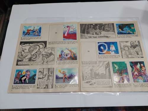1983 MOTU PANINI STICKER ALBUM 164/216 STICKERS PRESENT He-Man Masters of The Universe