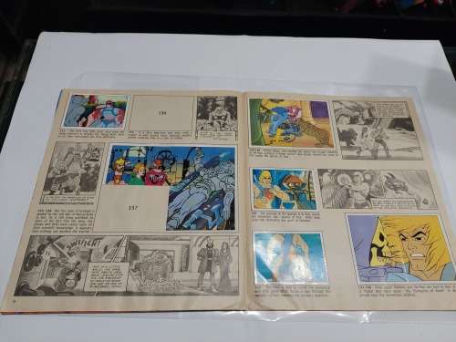 1983 MOTU PANINI STICKER ALBUM 164/216 STICKERS PRESENT He-Man Masters of The Universe