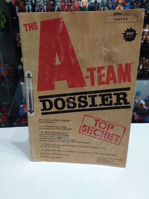 1983 The A-Team DOSSIER ALBUM 23/125 Stickers Present (Missing Page)