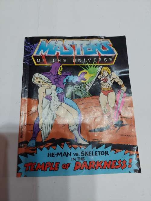 1983 Mini Comic Temple of Darkness of He-Man-Masters of the Universe (MOTU)