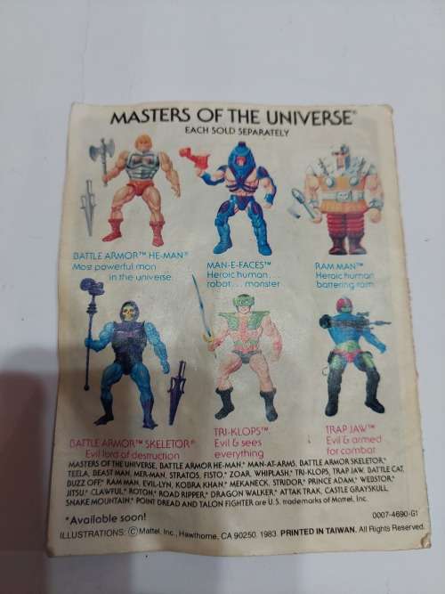 1983 Mini Comic DRAGONS GIFT of He-Man-Masters of the Universe (MOTU)