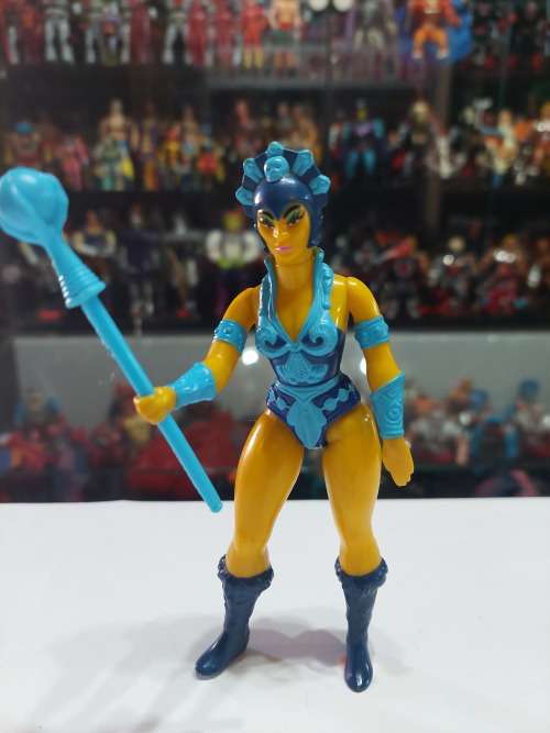1982 Complete Evil-Lyn of He-Man-Masters of the Universe 50 (MOTU) Vintage Figure