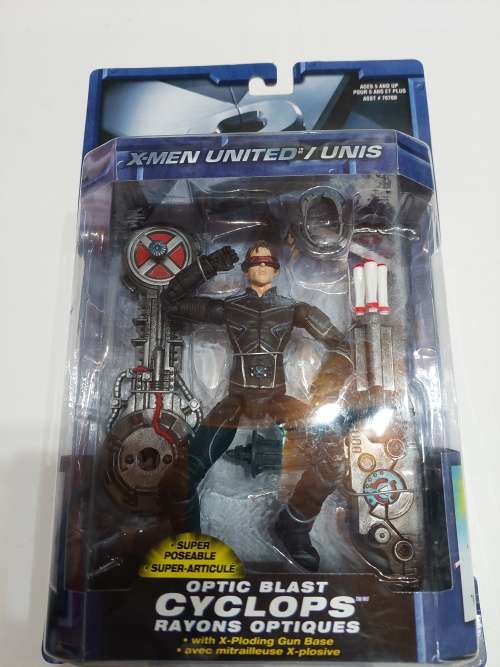 MOC 2003 X-MEN 2 OPTIC BLAST CYCLOPS Toy Biz Figure