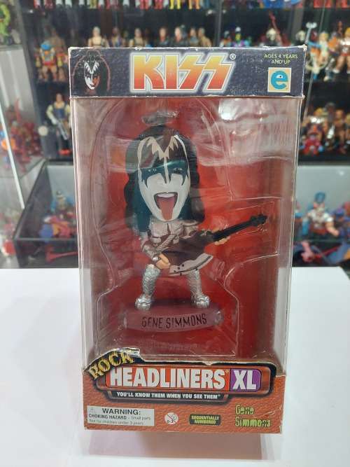 1999 MOC ROCK HEADLINERS XL KISS `GENE SIMMONS` `