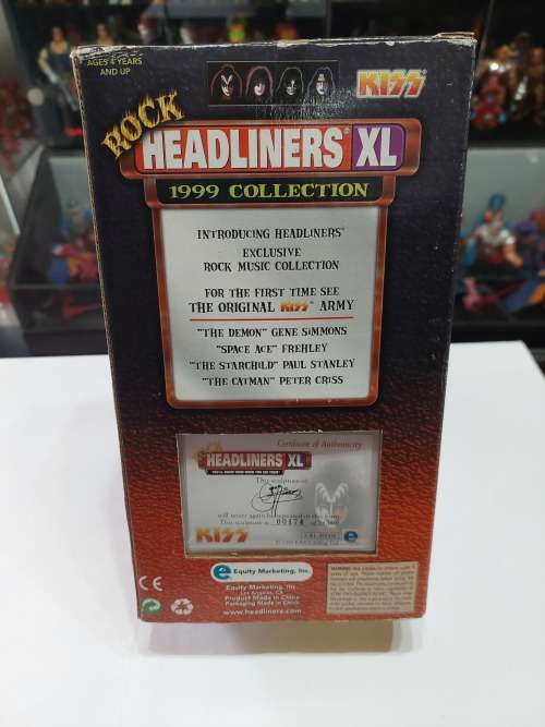 1999 MOC ROCK HEADLINERS XL KISS `GENE SIMMONS` `