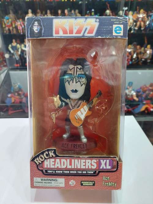 1999 MOC ROCK HEADLINERS XL KISS `ACE FREHLEY` `
