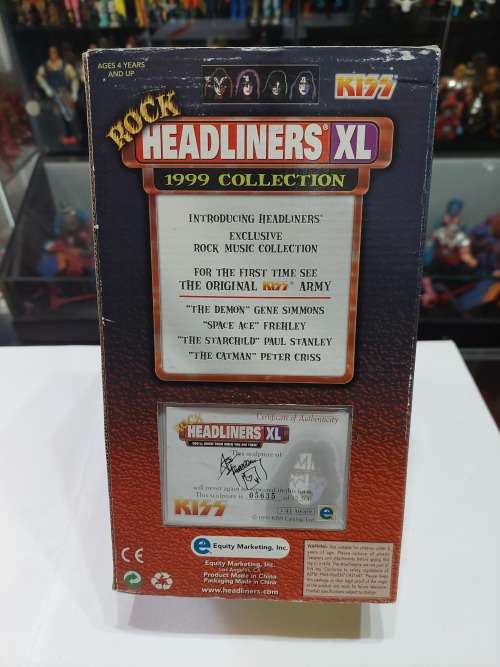 1999 MOC ROCK HEADLINERS XL KISS `ACE FREHLEY` `