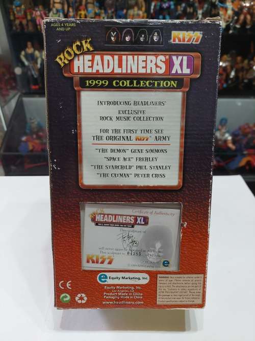 1999 MOC ROCK HEADLINERS XL KISS `PETER CRISS` `