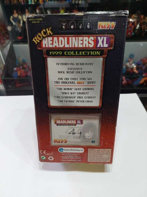 1999 MOC ROCK HEADLINERS XL KISS `PAUL STANLEY` `