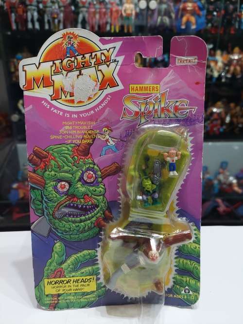MOC 1993 MIGHTY MAX HAMMERS SPIKE Vintage Figures