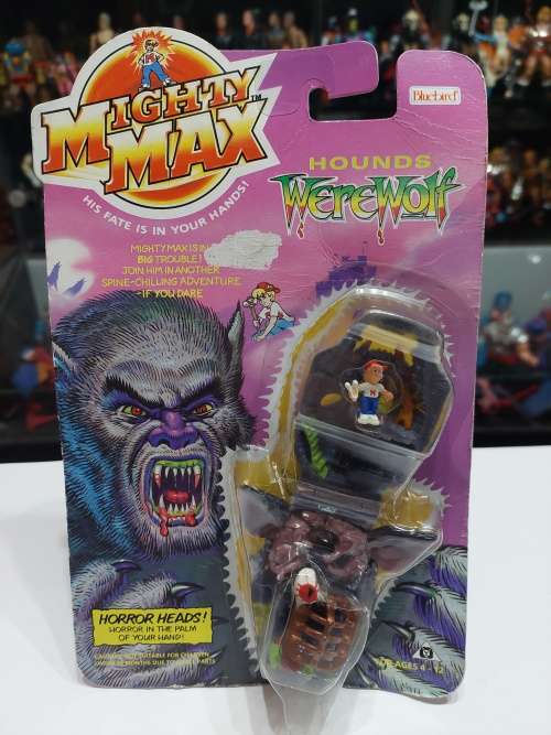 MOC 1993 MIGHTY MAX HOUNDS WEREWOLF Vintage Figures