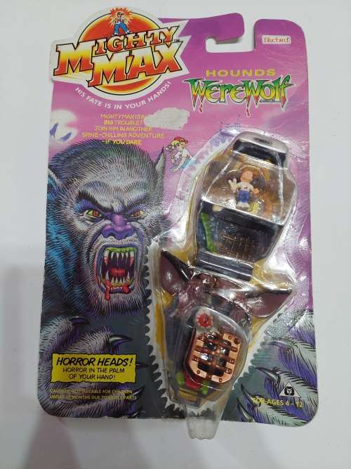 MOC 1993 MIGHTY MAX HOUNDS WEREWOLF Vintage Figures