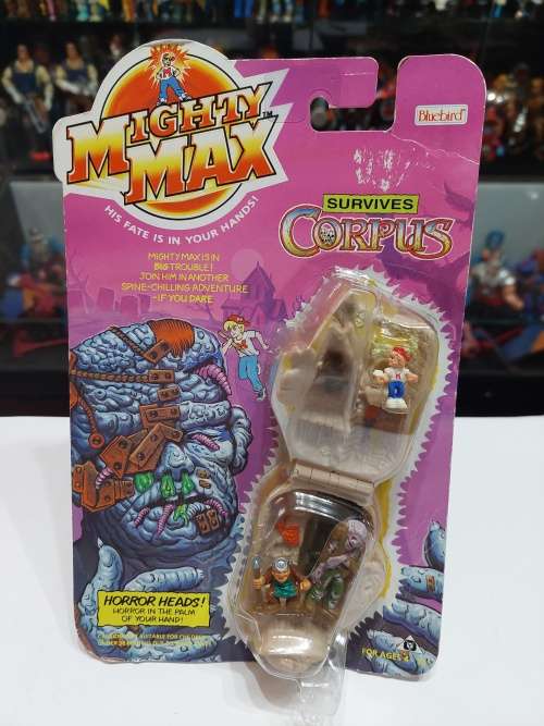 MOC 1993 MIGHTY MAX CORPUS Vintage Figures