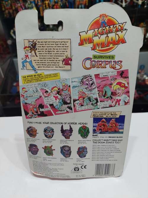 MOC 1993 MIGHTY MAX CORPUS Vintage Figures