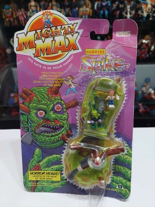 MOC 1993 MIGHTY MAX HAMMERS SPIKE Vintage Figures