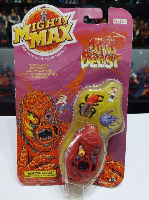 MOC 1992 MIGHTY MAX LAVA BEAST Vintage Figures
