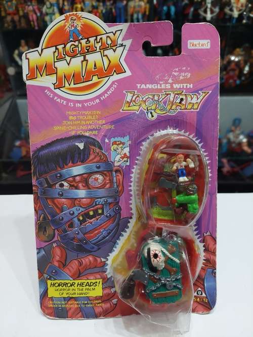 MOC 1993 MIGHTY MAX LOCKJAW Vintage Figures