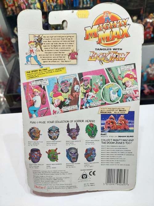 MOC 1993 MIGHTY MAX LOCKJAW Vintage Figures