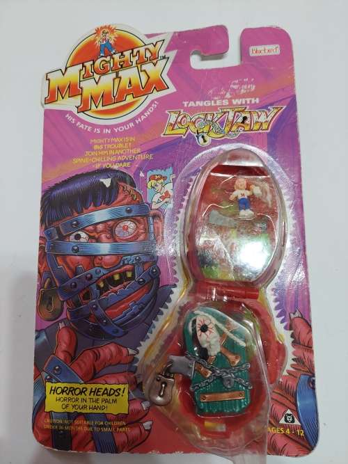 MOC 1993 MIGHTY MAX LOCKJAW Vintage Figures