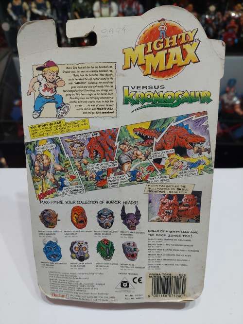 MOC 1992 MIGHTY MAX KRONOSAUR Vintage Figures