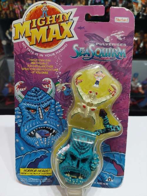 MOC 1992 MIGHTY MAX SEASQUIRM Vintage Figures