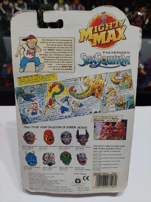 MOC 1992 MIGHTY MAX SEASQUIRM Vintage Figures