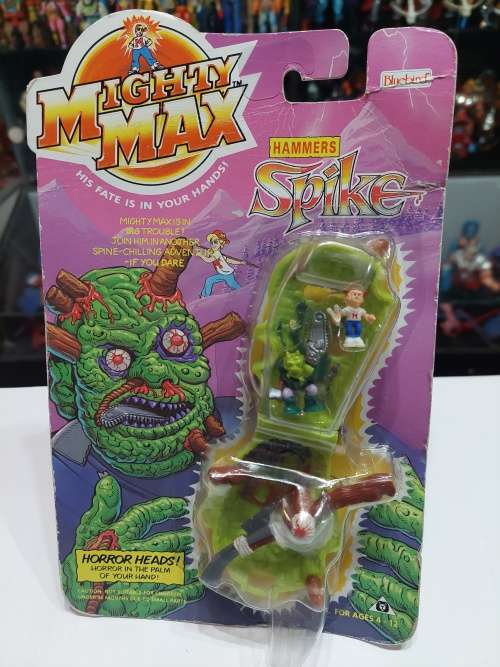 MOC 1993 MIGHTY MAX HAMMERS SPIKE Vintage Figures