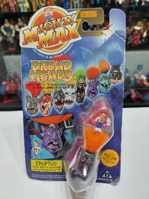 MOC 1993 MIGHTY MAX ERUPTUS Vintage Figures